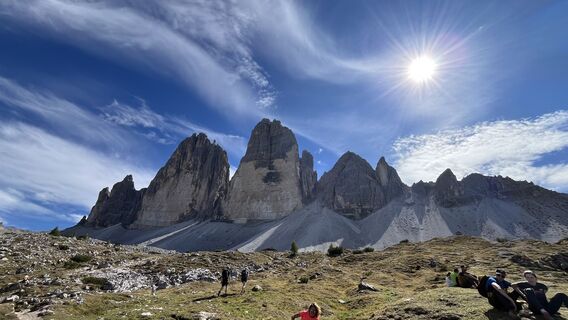 Foto von Kata entlang der Tour
