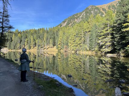 Photo de Peter Schmerda le long du parcours
