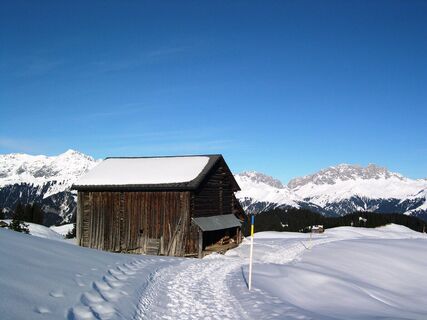 Blick auf den Rätikon