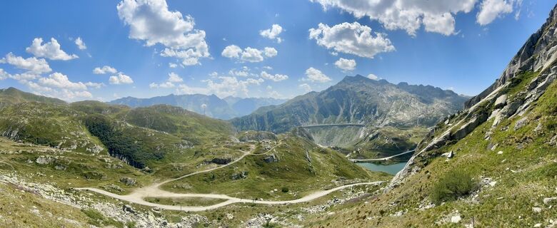 Foto von Domenic Laubscher entlang der Tour