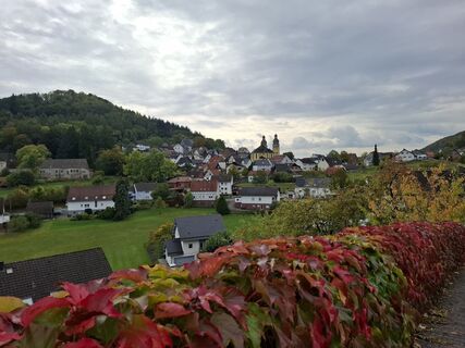 Foto von Kordula entlang der Tour