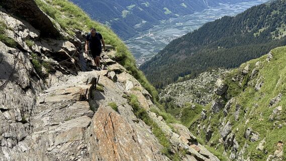 Zdjęcie z Eva Theiß wzdłuż trasy