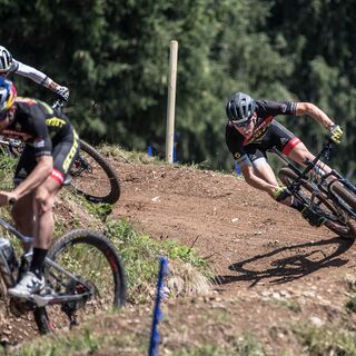 Der Swiss train im Dual Slalom