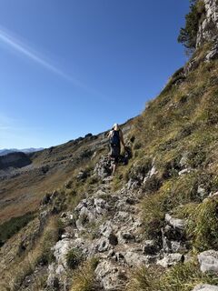 Foto von Gerda Brandt entlang der Tour