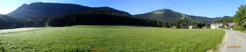 Blick zum Großen und Kleinen Ötscher