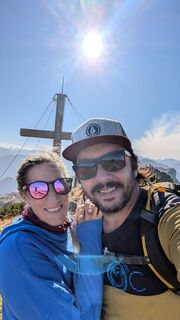 Foto von Klaus Lehner entlang der Tour