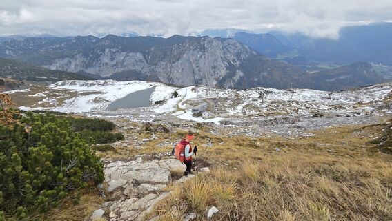 Photo de Jennifer Herbst le long du parcours