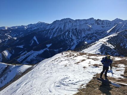 Fotografia z Klaus Neuhold na trase