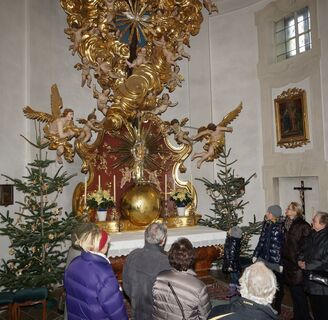 Altar in der Wallfahrtskirche Christkindö