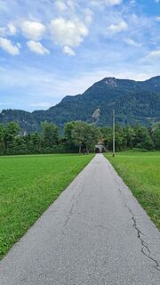 Laufrunde in Richtung Rotholz - Start in Wiesing zum Inn Ufer
