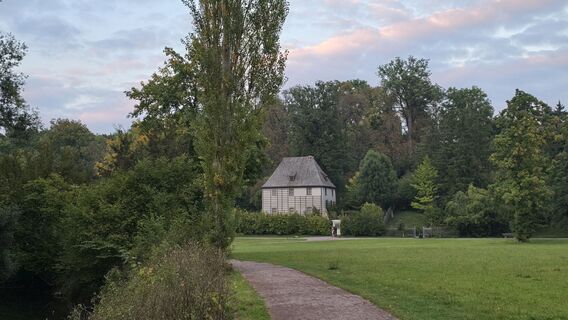 Zdjęcie z Katja Senkel wzdłuż trasy