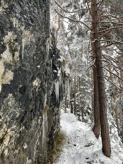 Photo de Martin Galob le long du parcours