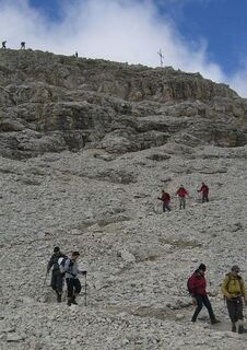 Abstieg vom Piz de Lec