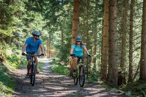 Bike Tour durch den Wald