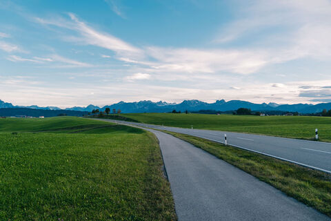 Rennradwege im Voralpenland