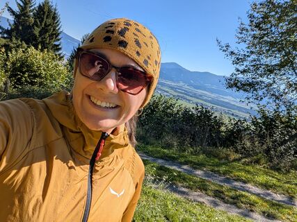 Photo de Anna Bärnthaler le long du parcours