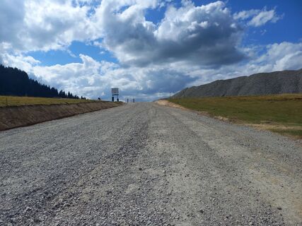 Foto von Sas István entlang der Tour