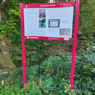 Infotafel Fürstenbrunnen