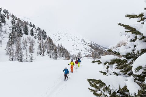 Schneeschuhtour Muotta da Güvé