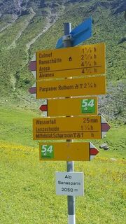 Wegkreuz Alp Sanaspans