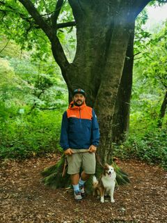 Foto von Klaus Lehner entlang der Tour