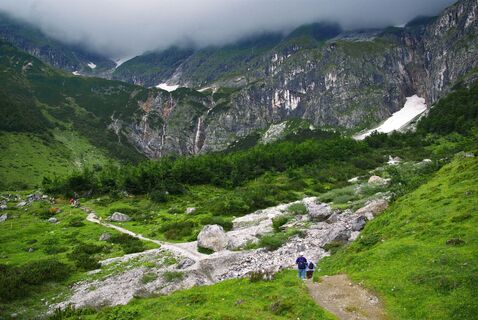 Am Weg zu den Rieding Wasserfällen
