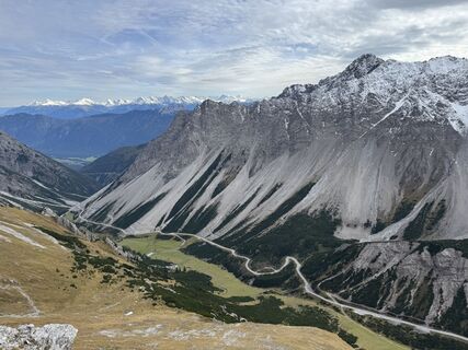 Foto von Barney Caddick entlang der Tour