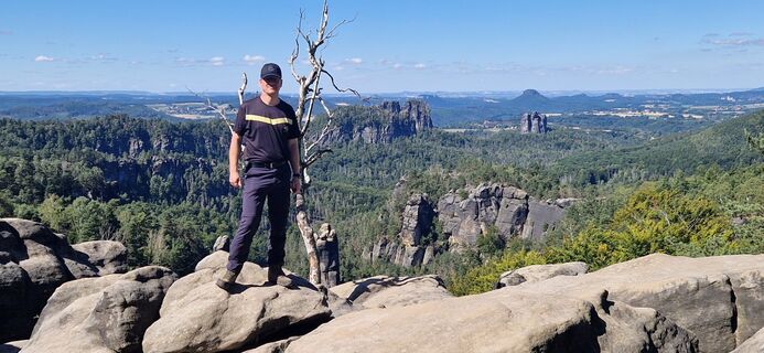 Foto fra Ronny Kalusa undervejs på turen