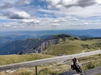 Foto von Barbara Weigl entlang der Tour