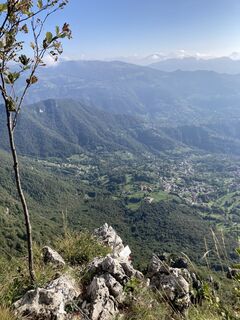 Foto de Marilena Locatelli a lo largo del recorrido