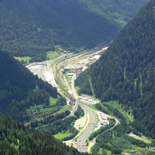Der Brenner Pass von der Nordseite