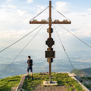 Am Gipfel des Hochobir