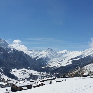 Sicht Tal einwärts Pèz Terri
