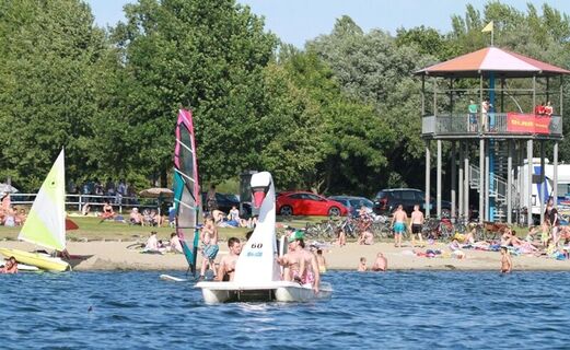 Tretbootfahren auf dem Salzgittersee