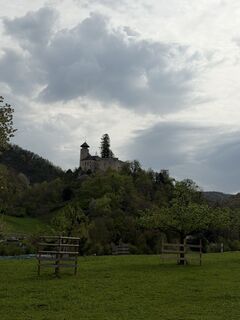 Foto von Astrid entlang der Tour