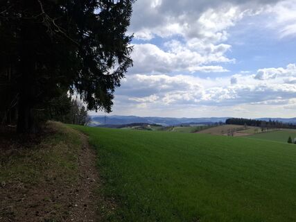 Fotografia z herwer na trase