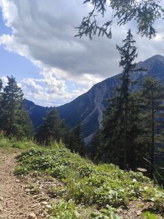 Foto von Sarah Walter entlang der Tour