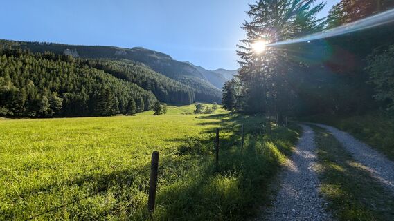 Foto von Klaus Lehner entlang der Tour
