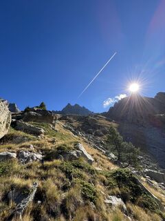 Photo de Simone Saglietti le long du parcours