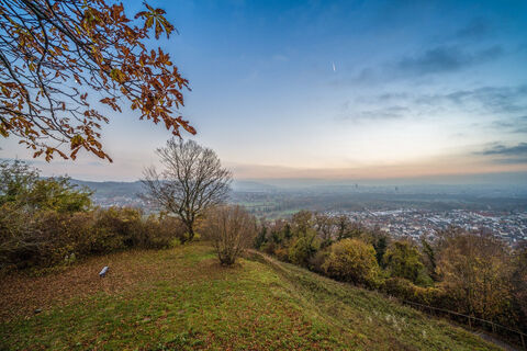 Blick von der St. Ottilienkirche Lörrach Tüllingen  Westweg Etappe 12 (West)