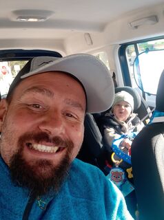 Foto de Markus Raaß a lo largo del recorrido