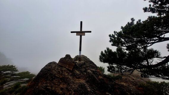 Photo de Regina Fleischmann le long du parcours