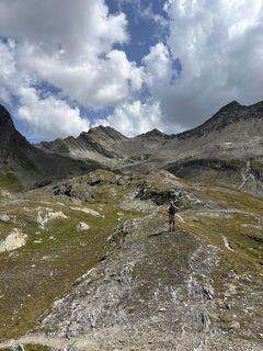 Foto de Adelheid Jorberg a lo largo del recorrido