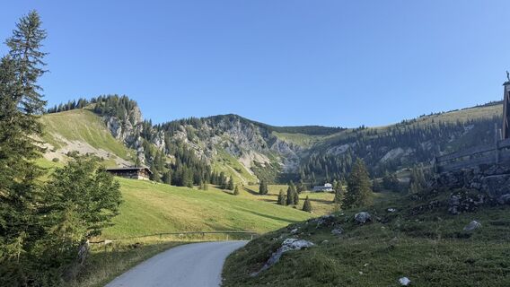 Foto de Markus Wältl a lo largo del recorrido