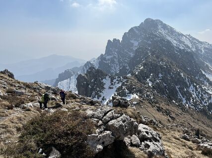 Foto von Natale Maffioletti entlang der Tour