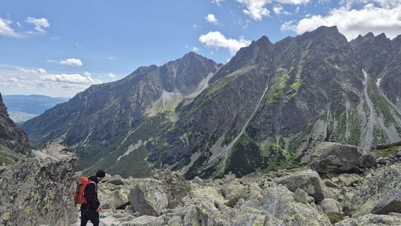 Foto de Vivien Kántor-Ladányi a lo largo del recorrido