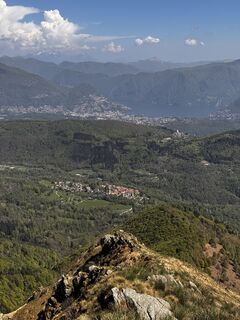 Photo de Fabio Rossini le long du parcours