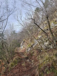 Foto von Andi entlang der Tour