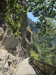 Photo de Heidi Kunz le long du parcours