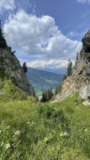 Foto von Verena entlang der Tour